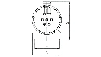 نظام رباعي الدوائر، مبخر من الفولاذ المقاوم للصدأ غلافي أنبوبي أفقي (10HP×4-25HP×4)