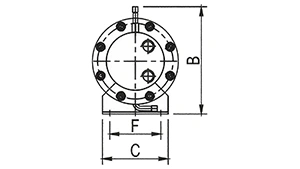 مكثف ذو غلاف وأنابيب بنظام دائرة واحدة (5HP-25HP)